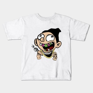 Puro Codiciado Loco Cholo Rapero Kids T-Shirt